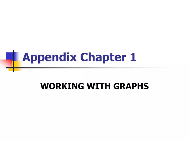 appendix chapter 1