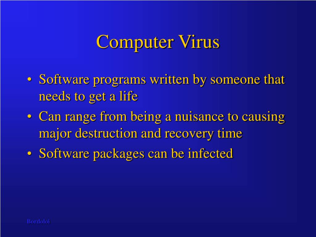 PPT - Computer Virus PowerPoint Presentation, free download - ID:1191537