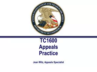 TC1600 Appeals Practice