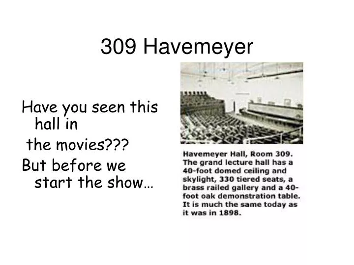 309 havemeyer