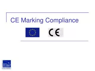 CE Marking Compliance