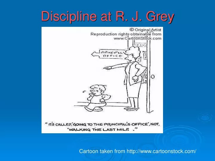discipline at r j grey