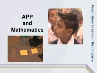 APP and Mathematics