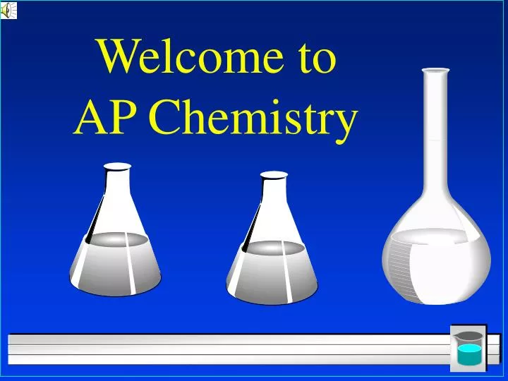 welcome to ap chemistry