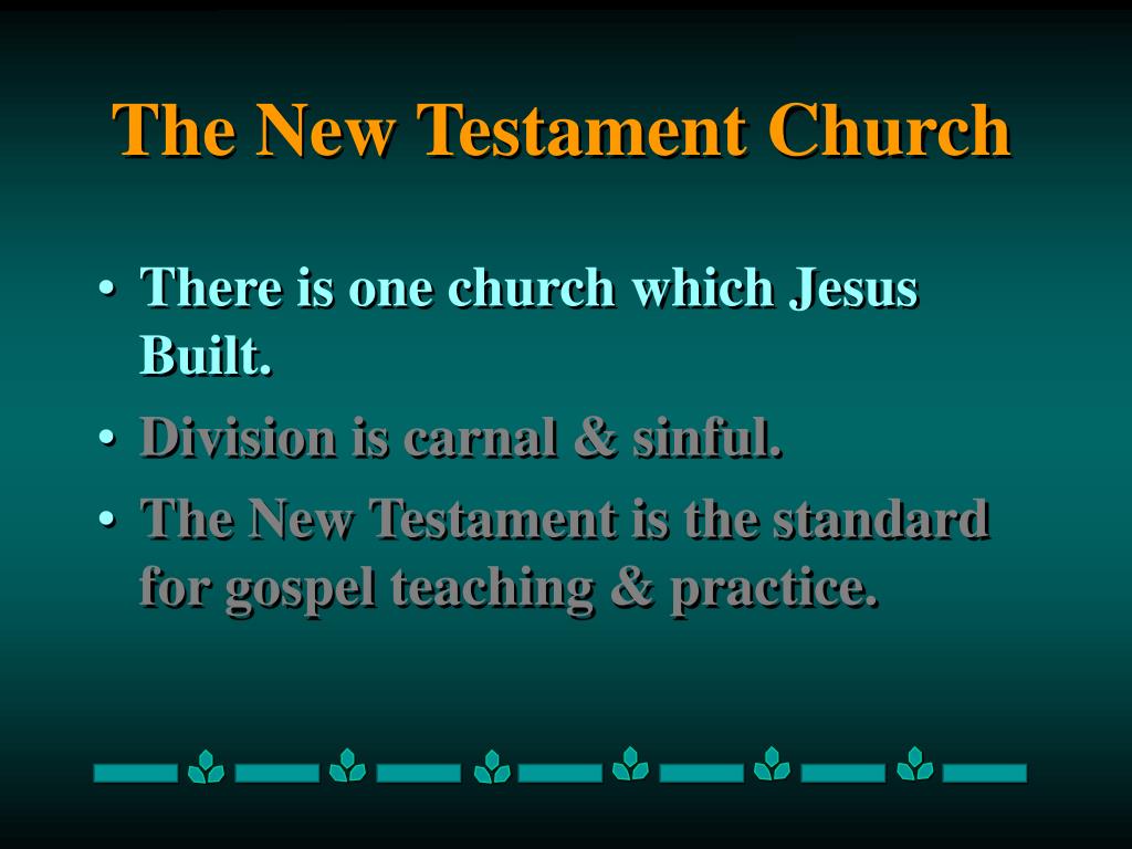 PPT - The New Testament Church PowerPoint Presentation, free download ...