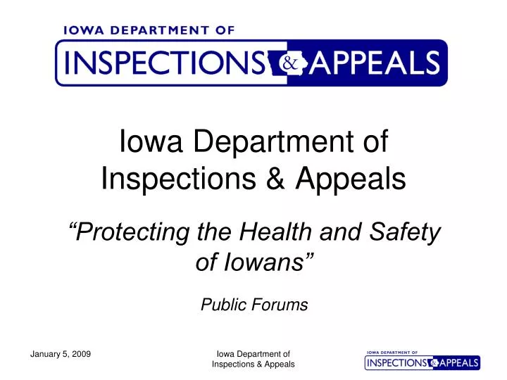 iowa department of inspections appeals