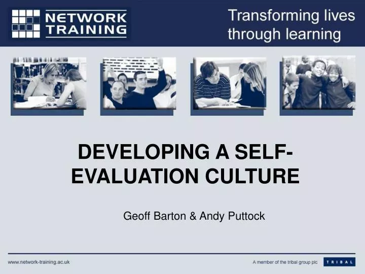 developing a self evaluation culture