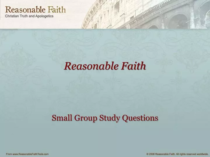 reasonable faith