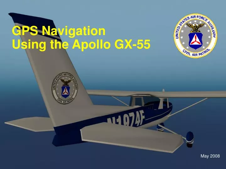 gps navigation using the apollo gx 55
