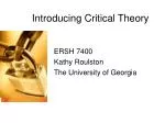 Introducing Critical Theory - slide 1