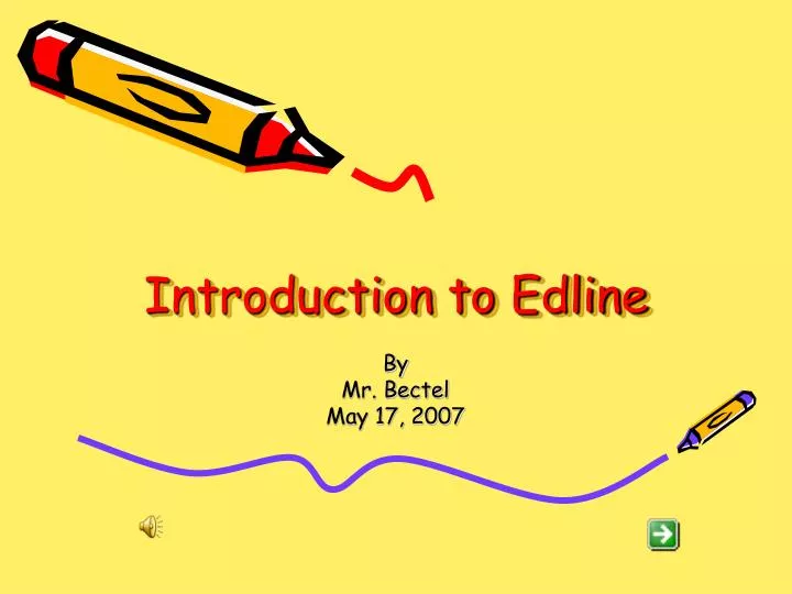 introduction to edline