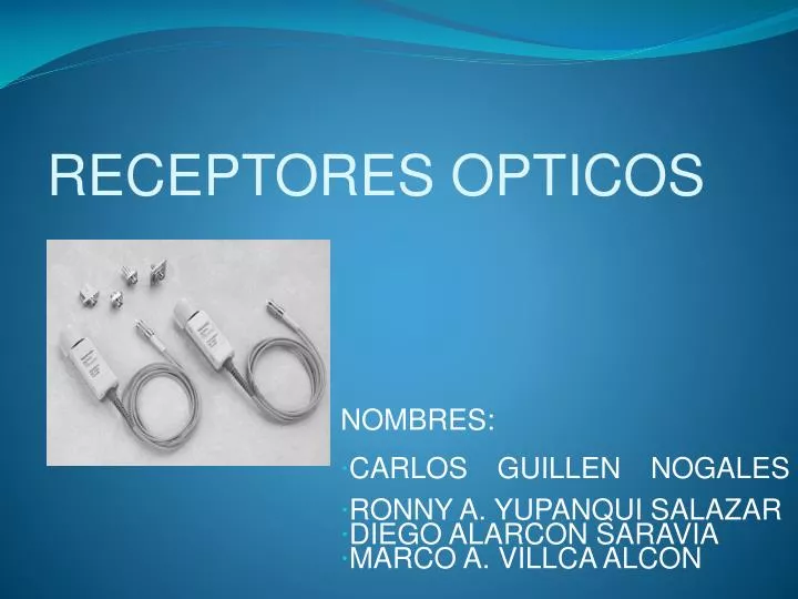 receptores opticos