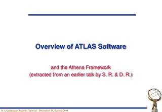 Overview of ATLAS Software