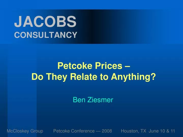 petcoke prices do they relate to anything