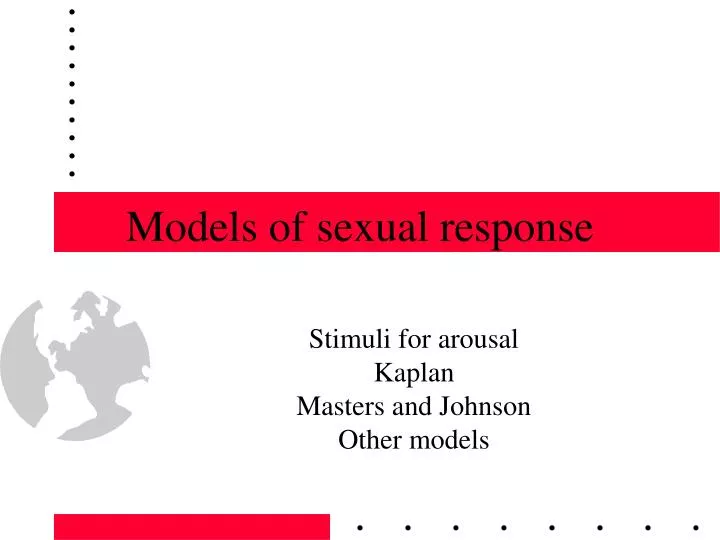 models of sexual response