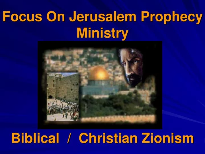 biblical christian zionism