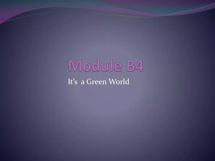 module b4