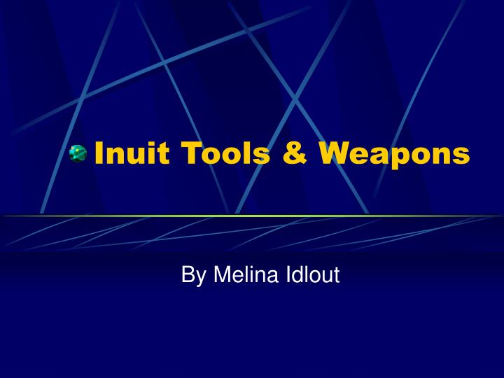 inuit tools weapons