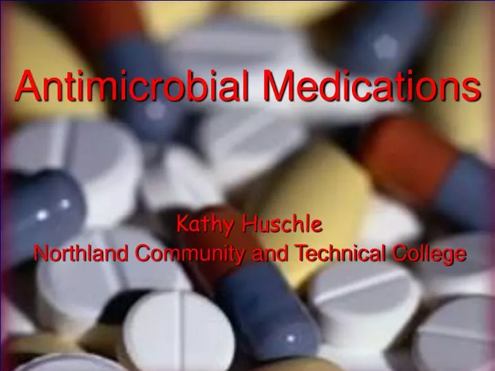 antimicrobial medications