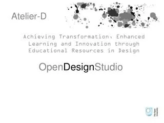 Demonstration of The OpenDesignStudio