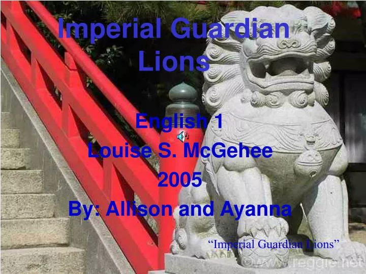 imperial guardian lions