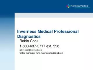 Inverness Medical Professional Diagnostics