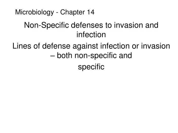 microbiology chapter 14