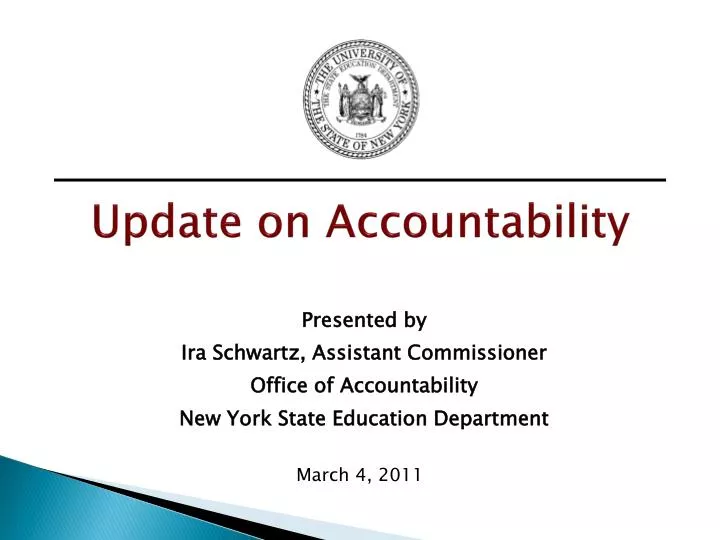 update on accountability