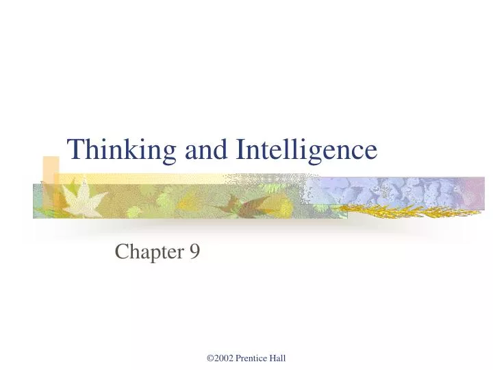 thinking and intelligence