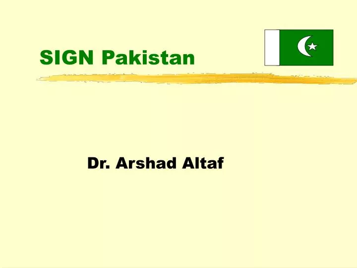 sign pakistan