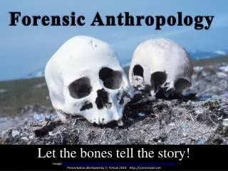 Let the bones tell the story! Image: http://upload.wikimedia.org/wikipedia/commons/4/4c/Punuk.Alaska.skulls.jpg