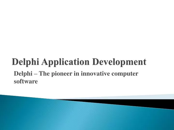 delphi application development