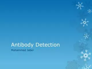 Antibody Detection