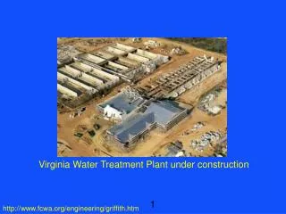 Virginia Water Treatment Plant under construction