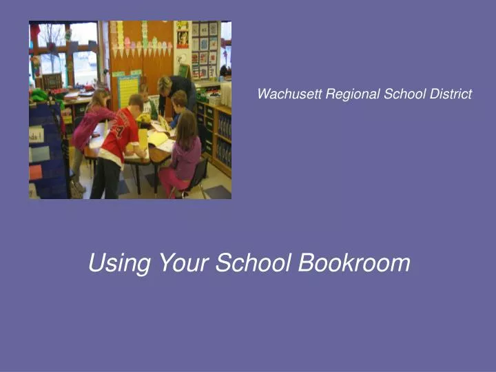 using your school bookroom