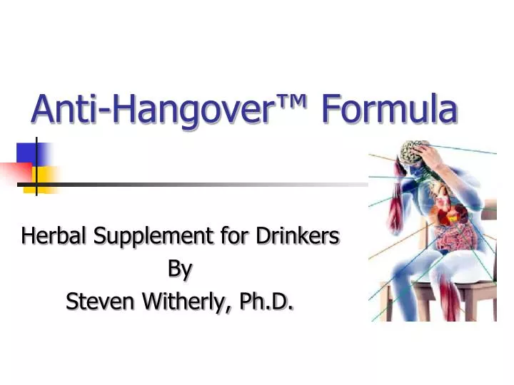 anti hangover formula