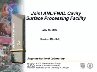 Joint ANL/FNAL Cavity Surface Processing Facility