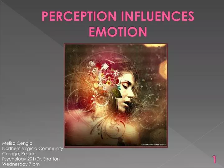 perception influences emotion