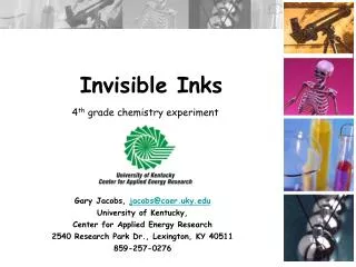 Invisible Inks