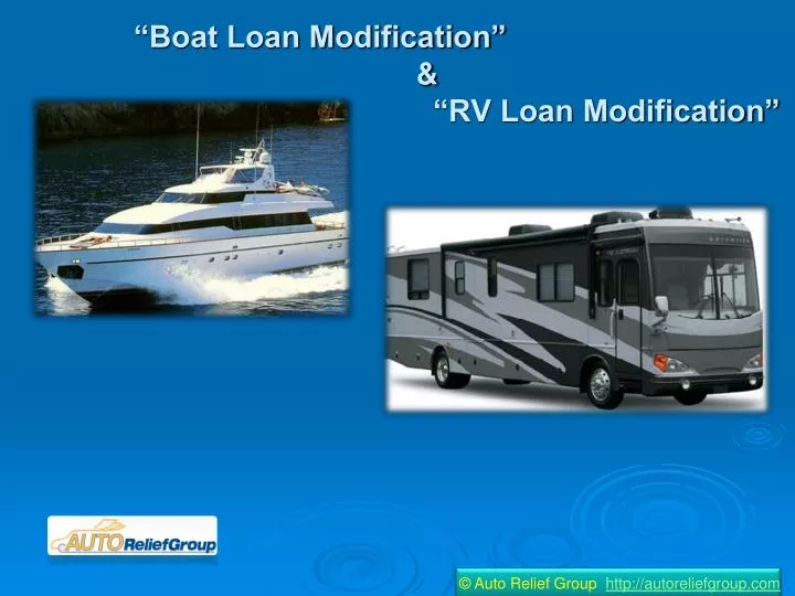 boat loan modification rv loan modification