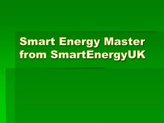 Smart energy reviews