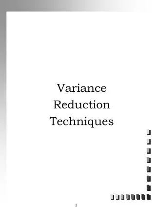 Variance Reduction Techniques