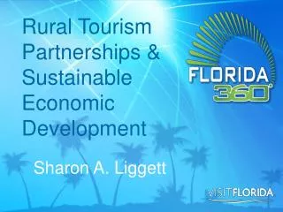 Rural Tourism Partnerships &amp; Sustainable Economic Development