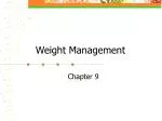 Weight Management - slide 1
