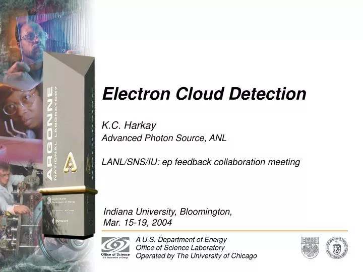 electron cloud detection