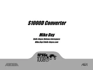 S1000D Converter