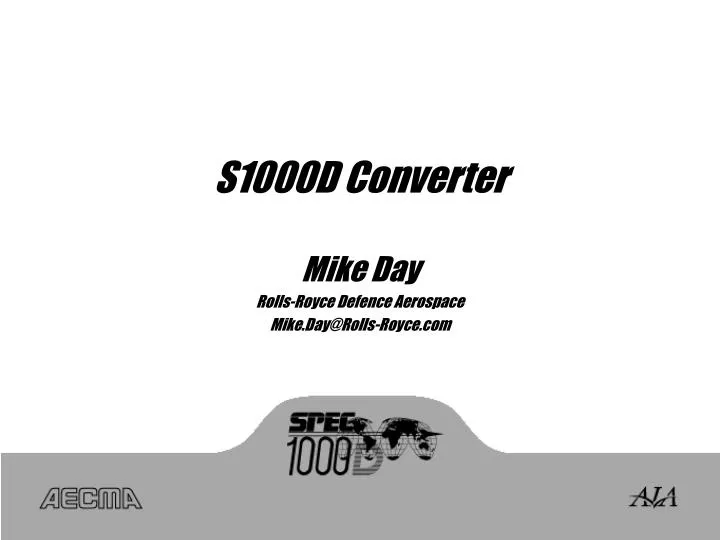 s1000d converter