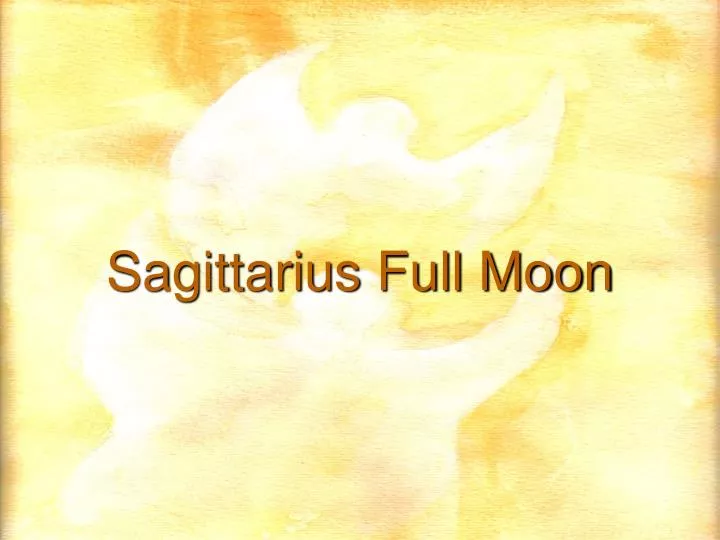 sagittarius full moon