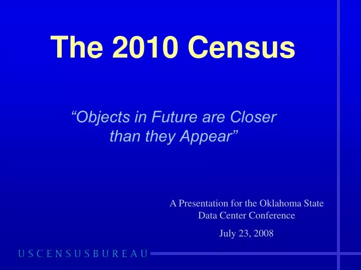 the 2010 census