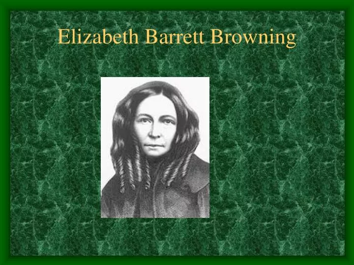elizabeth barrett browning
